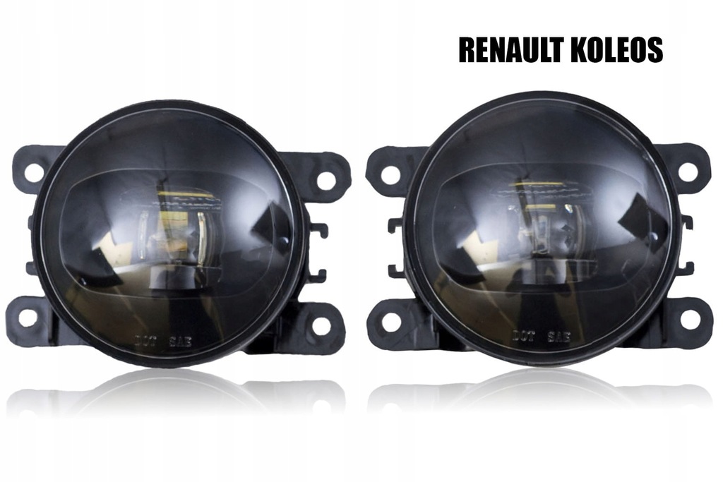 фото №1, Renault koleos 2007-2016 лампы противотуманные передние led комплект 09270157