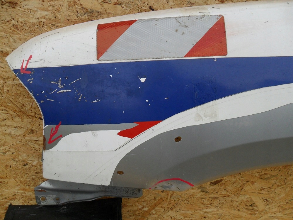 фото №7, Nissan navara d22 2003- крыло левый