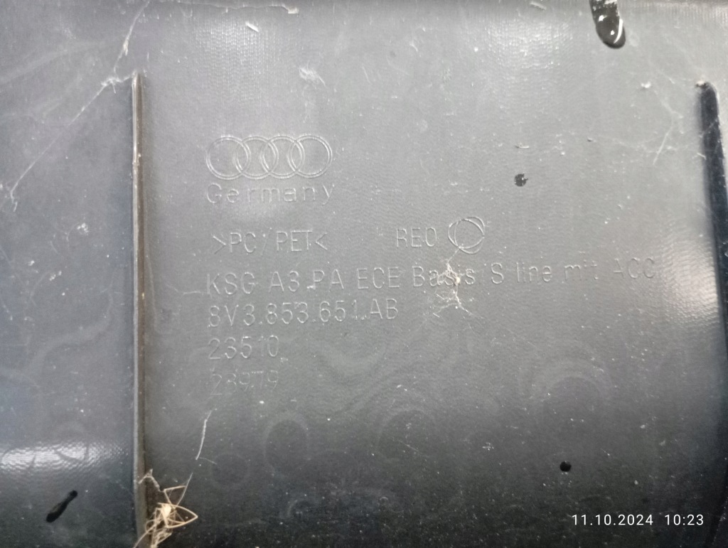 Бампер передний перед audi a3 8v 8v3807437 16- lift pod радар / омыватель Недорого