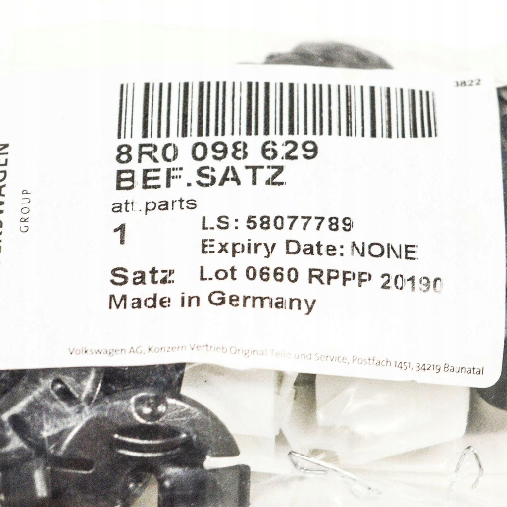 фото №9, Набір елементів кріпильних do корпус колеса vag audi q5 2009-2017