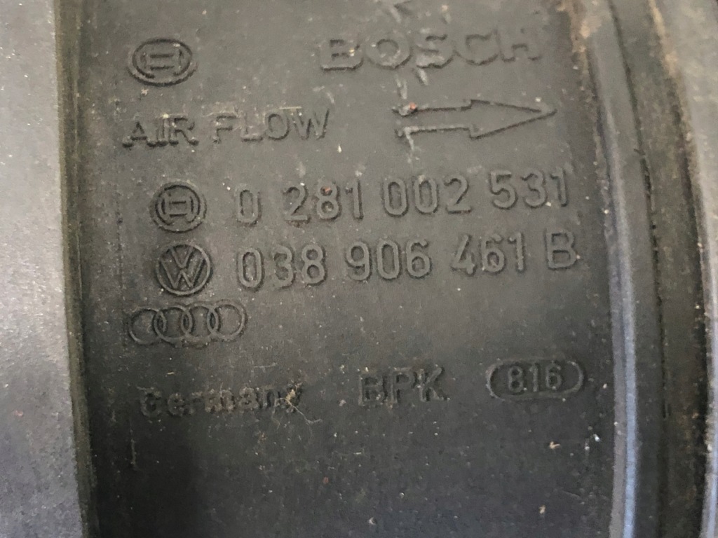 Расходомер vw skoda audi 038906461b Недорого