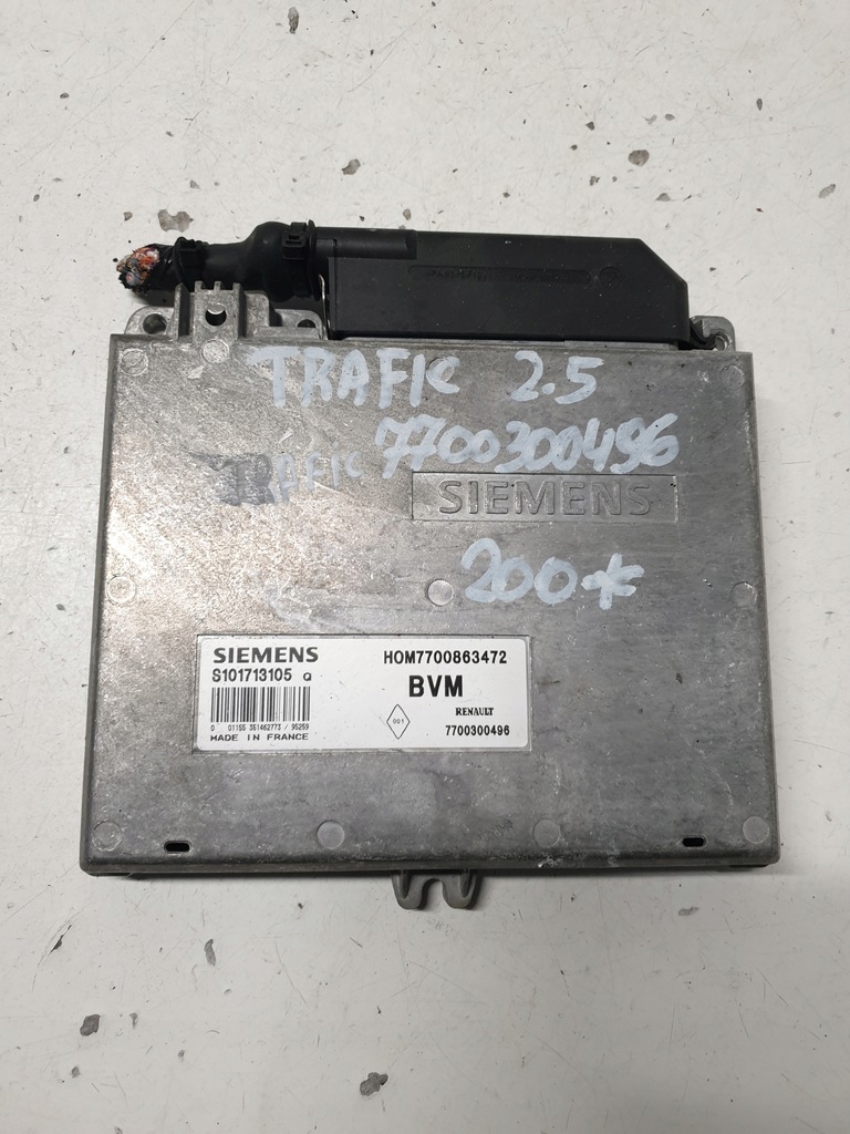 фото №1, Блок управления двигателя renault trafic 7700300496
