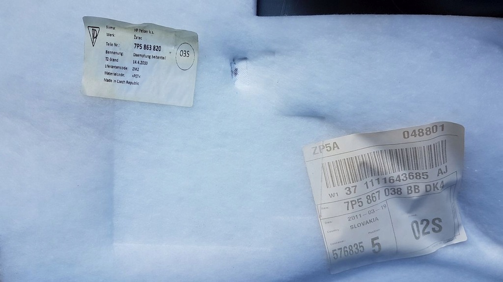 фото №9, Панель килимок обшивка багажника porsche cayenne 7p5 958 7p5863820