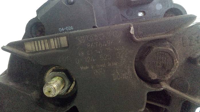 фото №6, Генератор volvo v70 2,4 td 0124525029