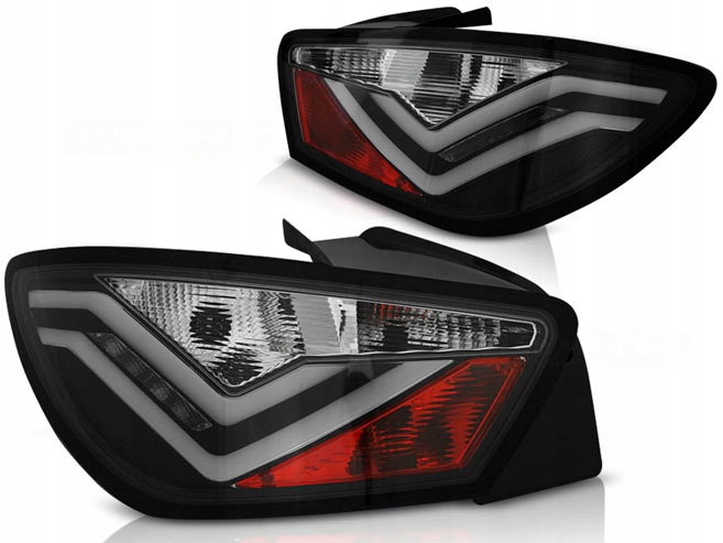 Купить Фары светодиодный seat ibiza 6j 3d 08-12 черный led полоса