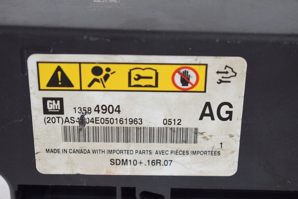 фото №3, Модуль блок керування подушка безпеки opel ampera 13584904