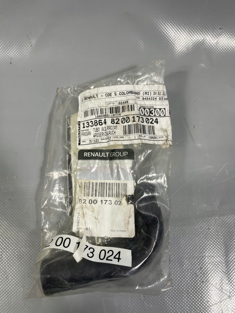 Шланг elastycznny радиатора renault 8200173024 Цена