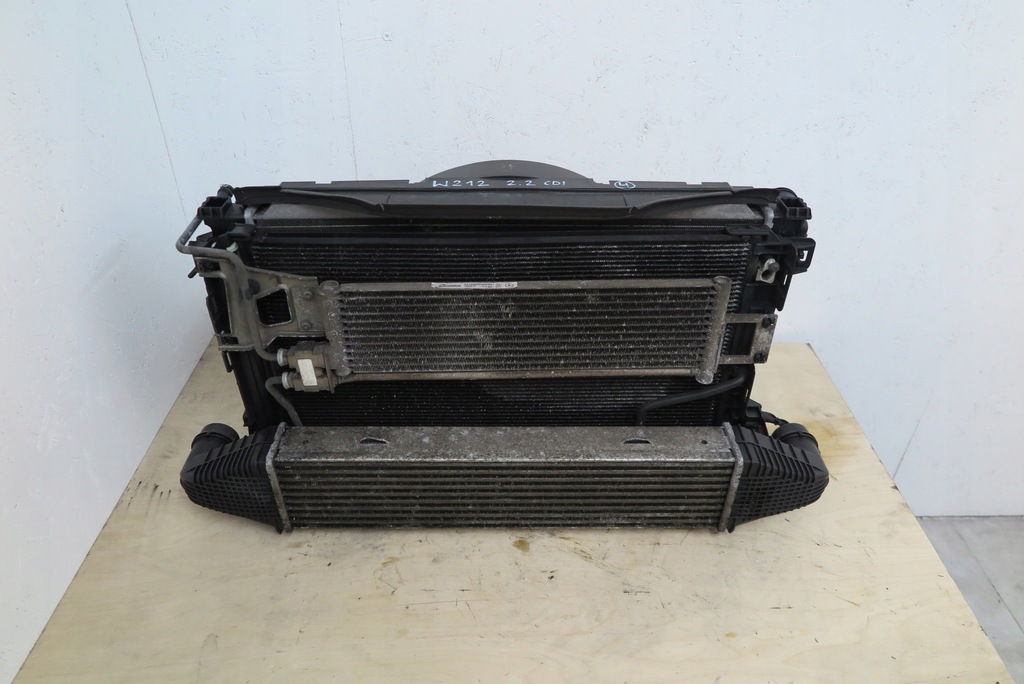 фото №1, Радиатор вентилятор комплект mercedes w212 2.2 cdi