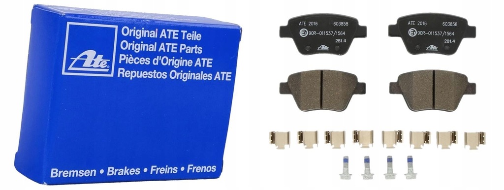 фото №16, Тормозные колодки тормозные ate 13-0460-3858-2 5k0698451