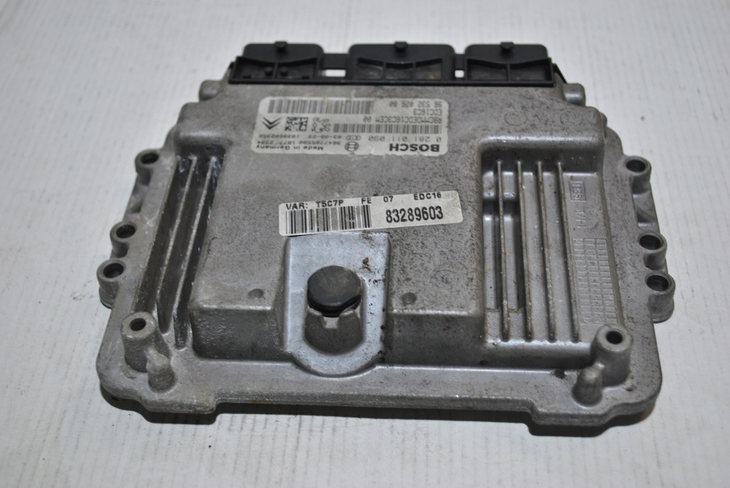 фото №7, Бортовой компьютер двигателя peugeot 307 1.4 0281011090