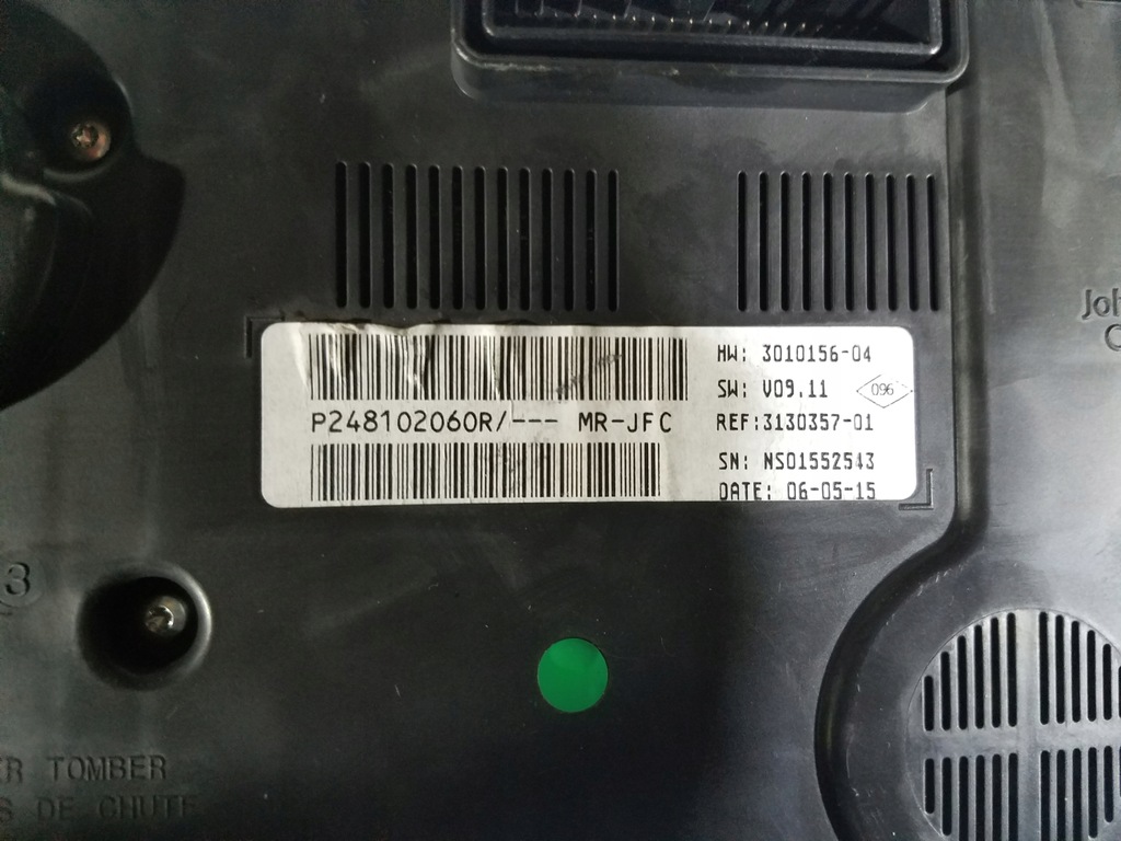 фото №3, Счетчик приборы renault espace v 1.6 p248102060r