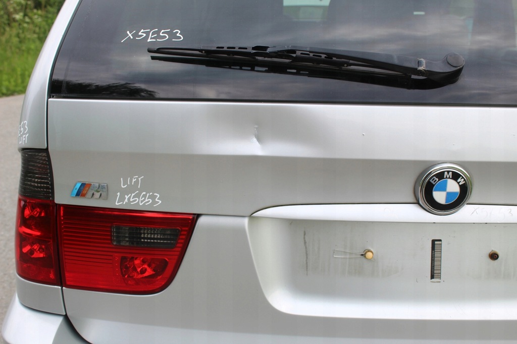 фото №7, Кришка багажника багажника верхній bmw x5 e53 354 titansilver