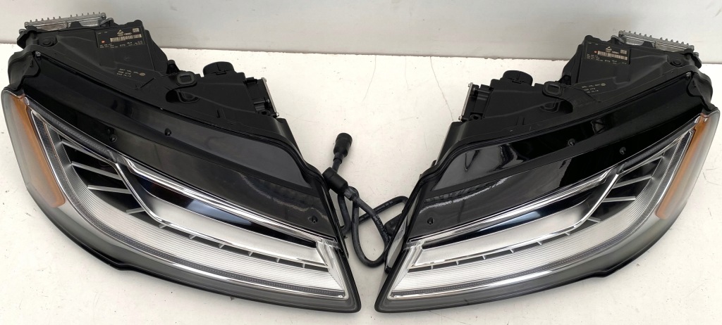 фото №12, Audi a8 d4 lift бампер капот pas лампы full led крыло перед ly9t 72 km