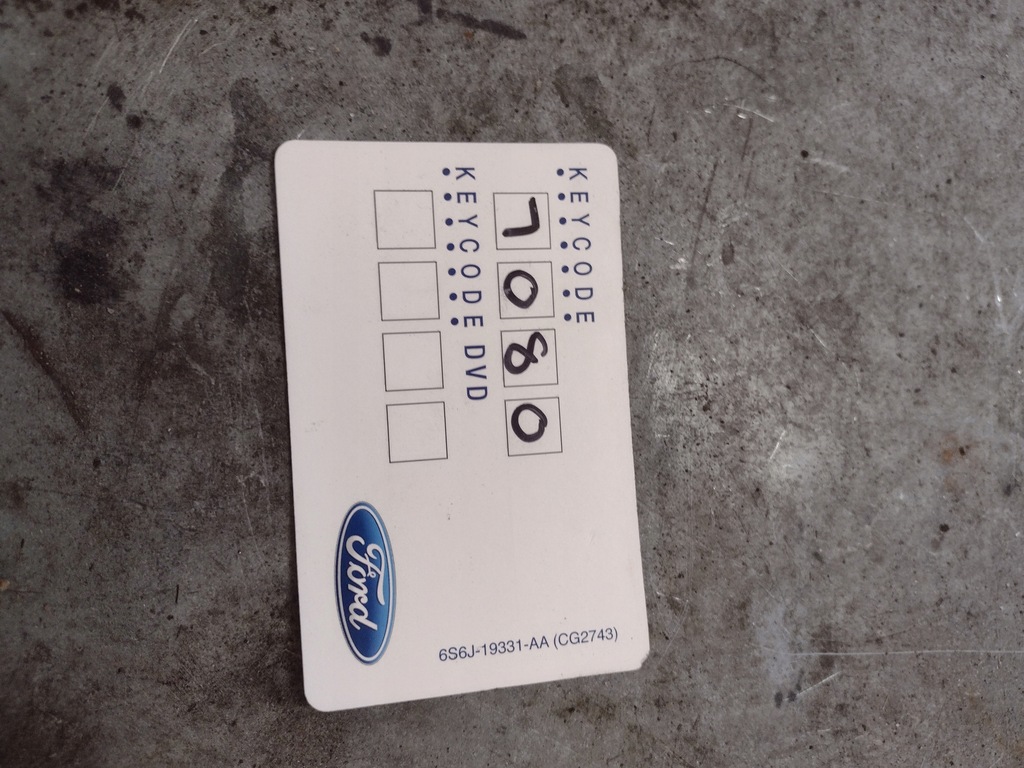 фото №6, Ford s-max lift радіо оригінальні 6000cd kod