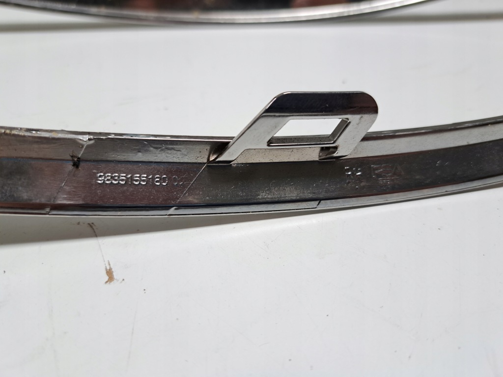 фото №8, Opel mokka b рамка молдинг лампи ліва права хром 9835155280 9835155180 org.