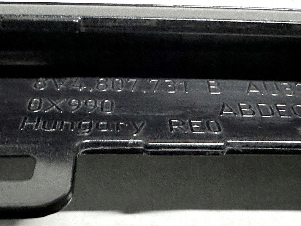 фото №11, Рамка молдинг выхлоп диффузор - audi a3 rs3 8v4 8v black