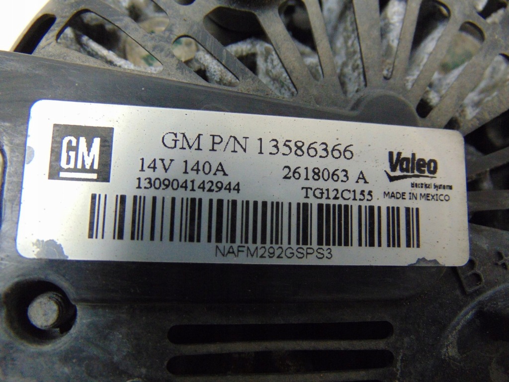 фото №12, Генератор opel zafira c 1.6 cdti 13586366