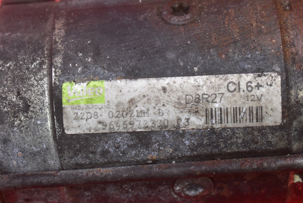 фото №7, Стартер test 9646972280 d8r27 citroen c5 ii x7 iii 2.0 hdi 140 km 08-17