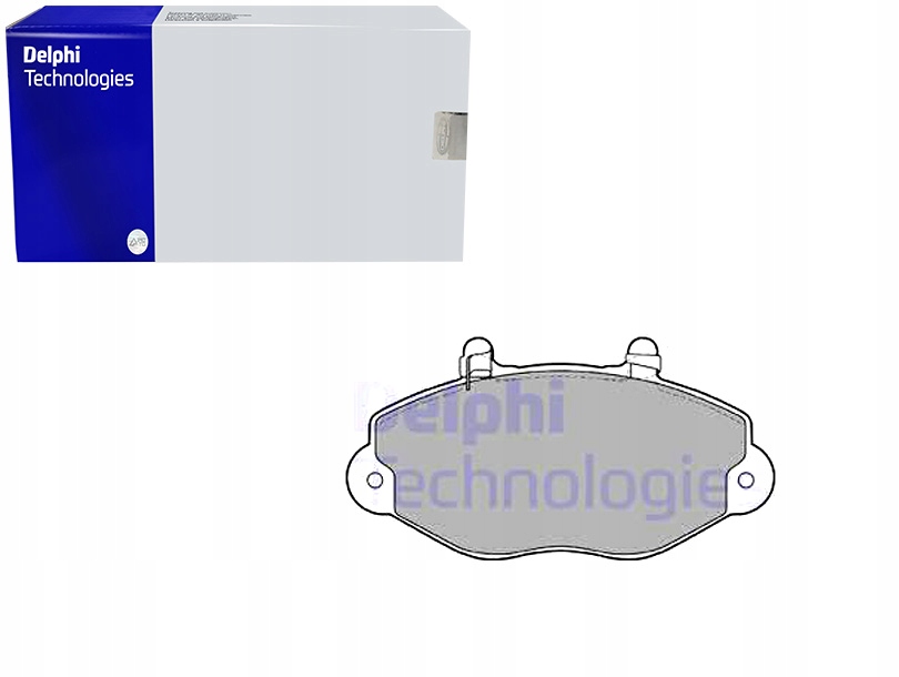 фото №1, Delphi lp1418 набор тормозных колодок тормозных, тормоза дисковые