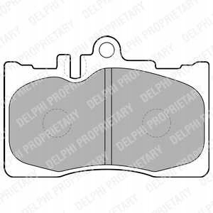 фото №2, Тормозные диски тормозные колодки перед delphi lexus ls 430 282km