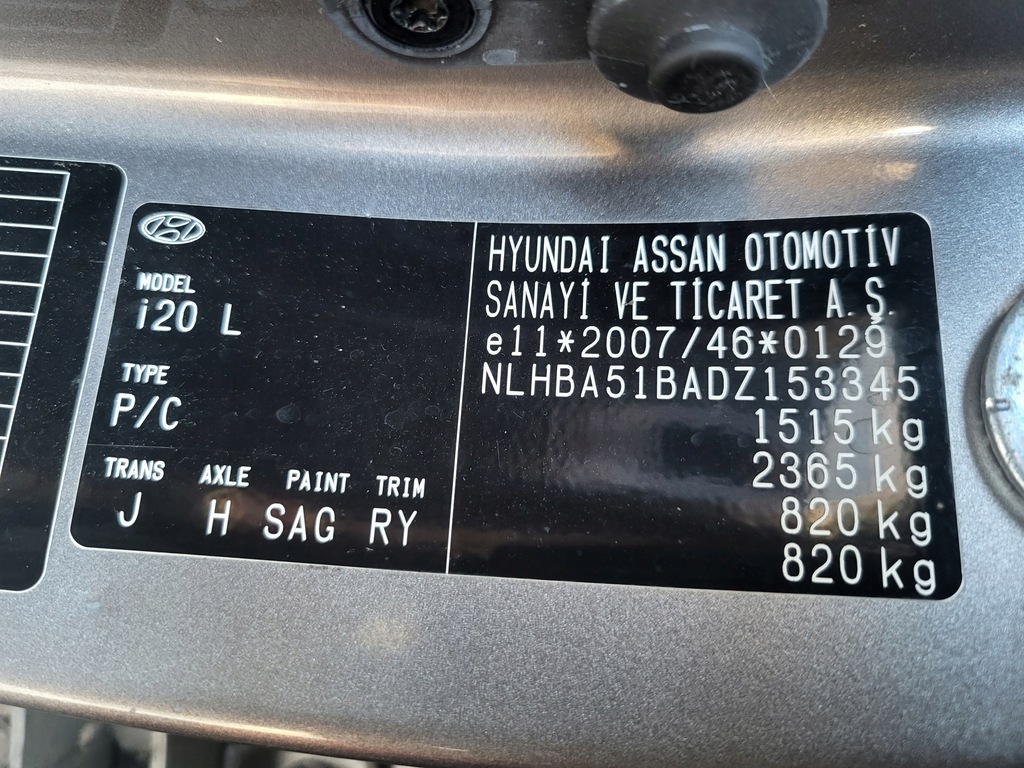 фото №8, Hyundai i20 lift 12r sag дверь левая задние tewy задняя