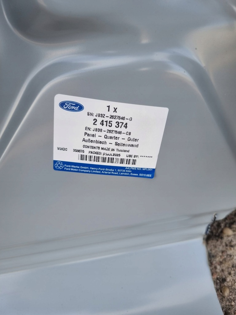 фото №7, Правый порог обшивка блок двигателя ford ranger lift 19- jb3b-2627846-g