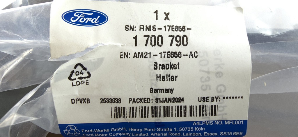 фото №15, Кронштейн крепления бампера перед ford galaxy 2010