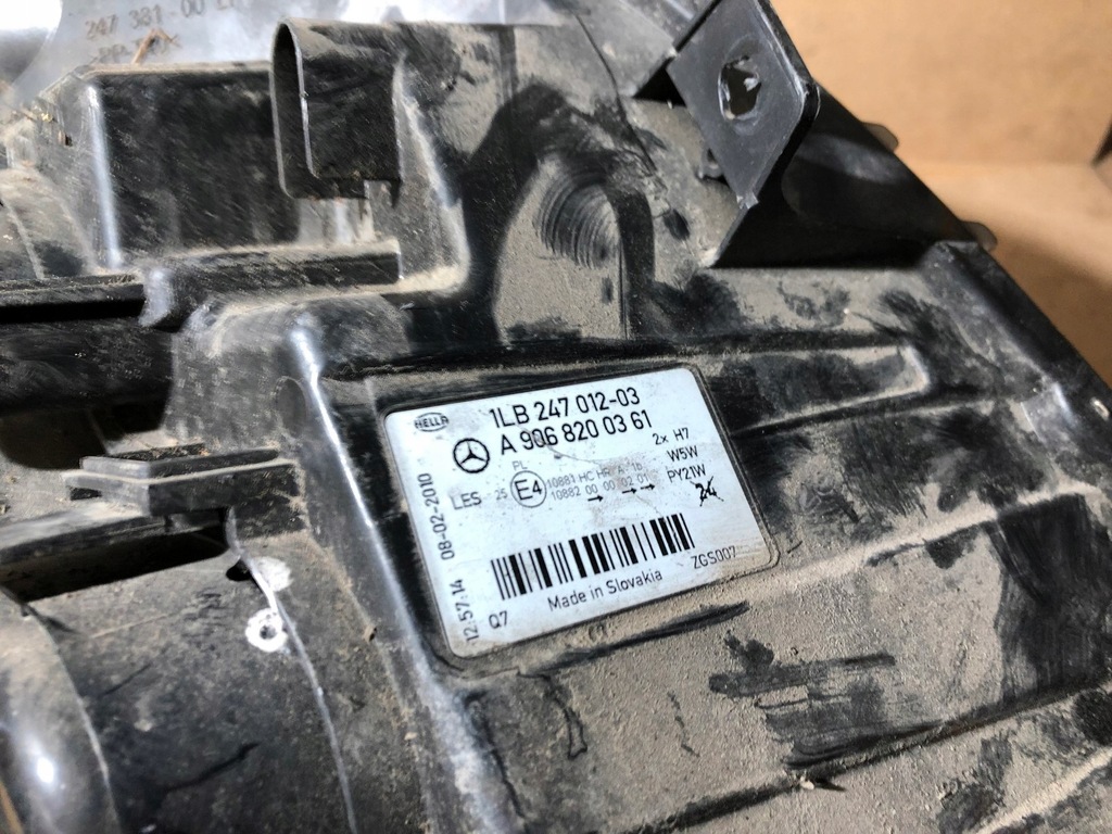 фото №9, Лампа ліва перед mercedes sprinter 906 ang