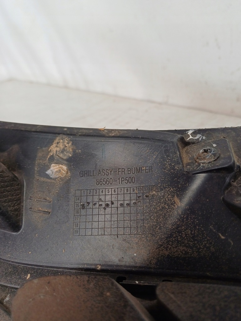 фото №10, Решітка бампера перед передня kia venga lift 15- 86561-1p500