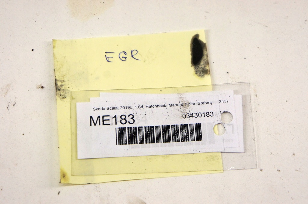 фото №5, Me183 skoda scala 1.6d клапан радиатор egr