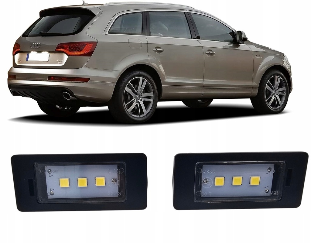 фото №7, Led освітлення підсвітка номерного знака audi a3 s3 8p a4 s4 b6 a4 s4 b7 a5 s5