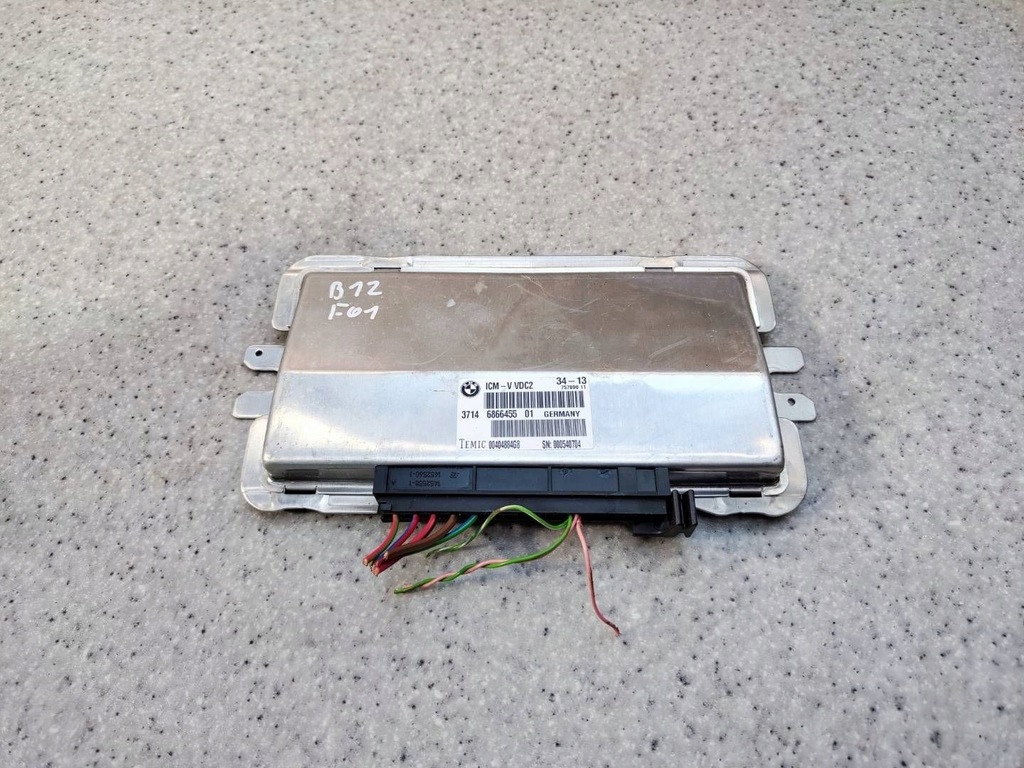 фото №1, Модуль блок управления icm bmw 7 f01 f02 f03 f04 6866455