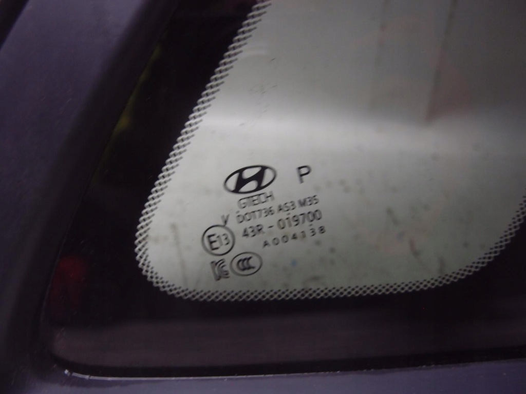 фото №7, Стекло кузовная правый задняя hyundai kona 87820-j9000