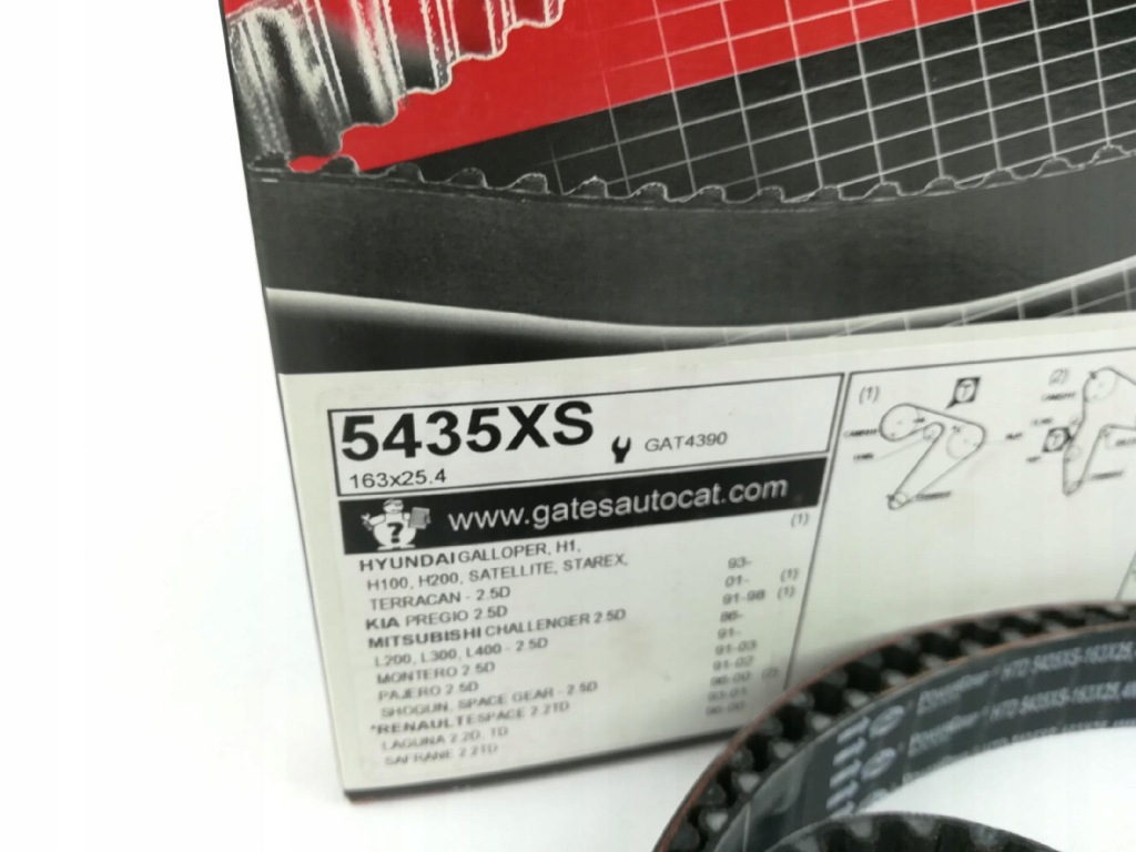 фото №2, Gat5435xs ремень распределительного вала hyundai galloper i, gallo