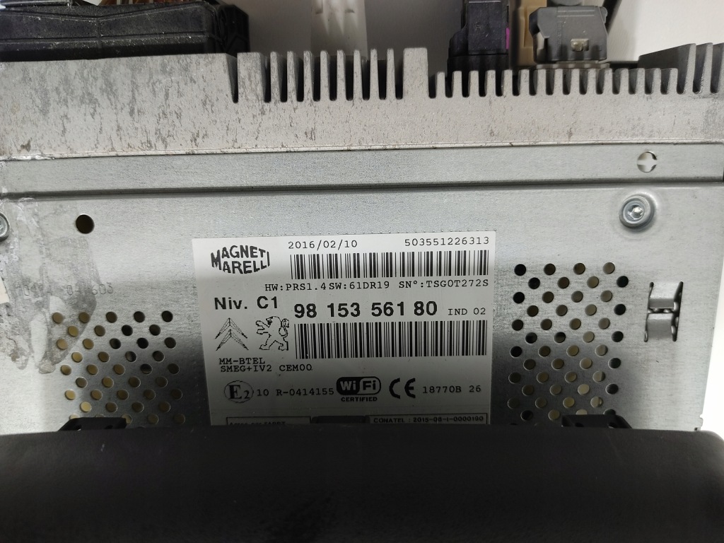 фото №8, Заводской радио навигация partner berlingo iii 9815356180 2015-2018