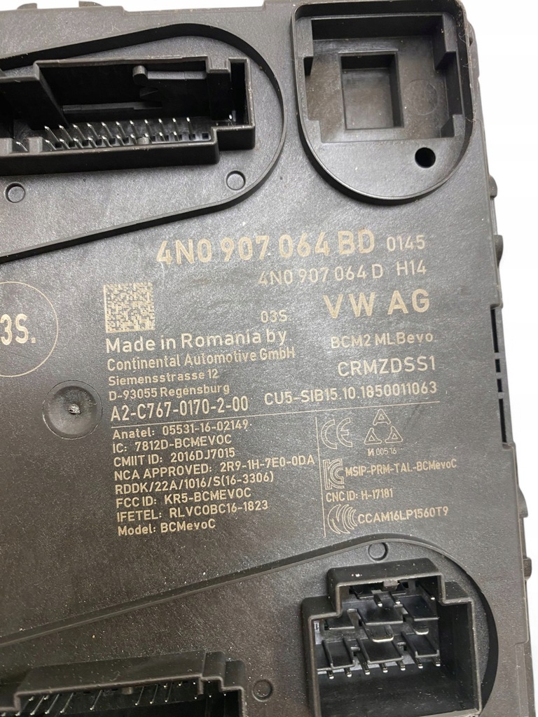 фото №7, Audi a6 s6 c8 4k 2018 модуль / блок управления комфорта