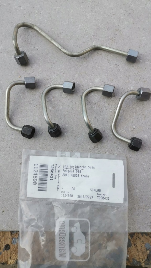 фото №1, Провода топливные топлива peugeot 508