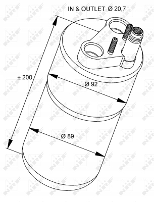 Nrf осушувач кондиціонера renault Недорого