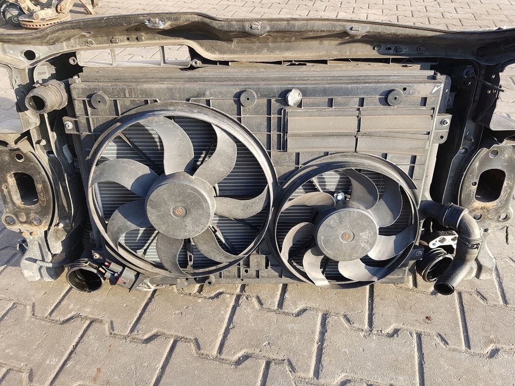 фото №4, Vw eos 06-10r 2.0 tfsi pas передний радиатор