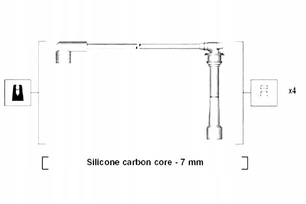 фото №2, Magneti marelli провода зажигания hyundai coupe 1