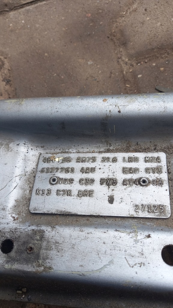 фото №2, Pas верхній передній opel zafira b 06r kombi