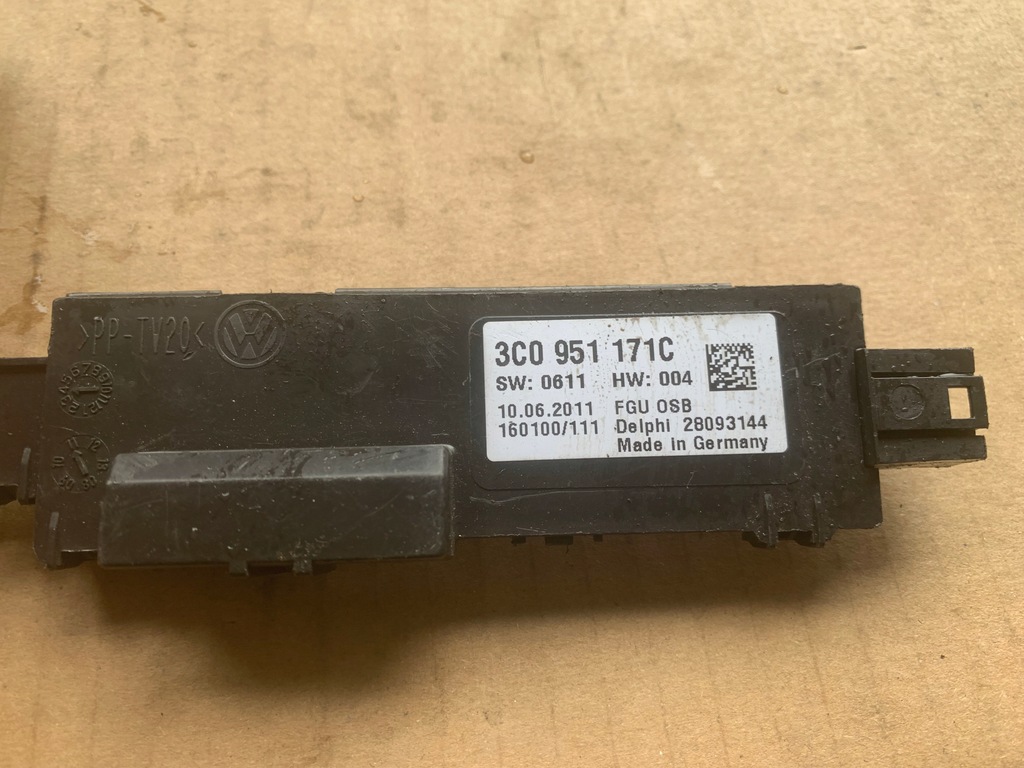 фото №1, Датчик модуль руху сигналізація 3c0951171c passat b6