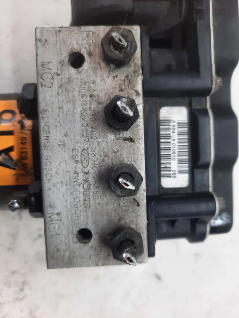 фото №9, Насос тормозная abs блок управления hyundai santa fe ii 58910-2b550 4wd