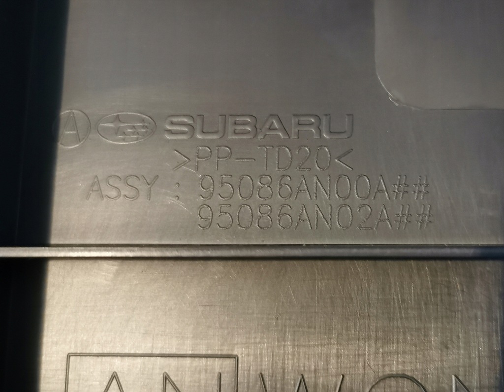 фото №1, Пластик pod сиденье subaru outback vi