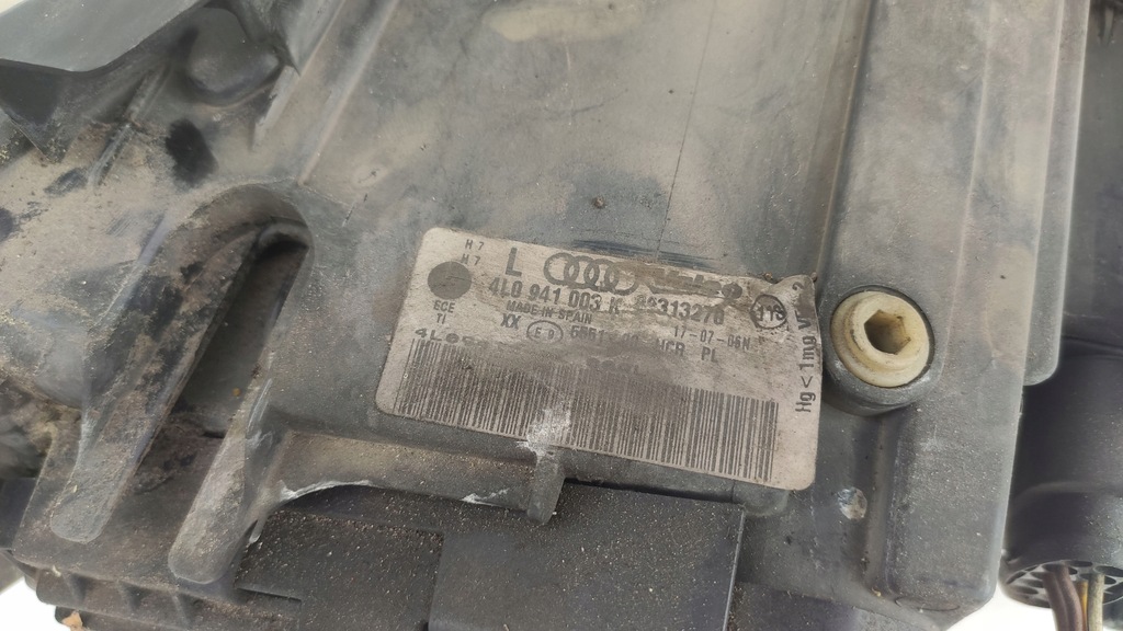 фото №12, Audi q7 4l лампа левый + правый перед uk kpl