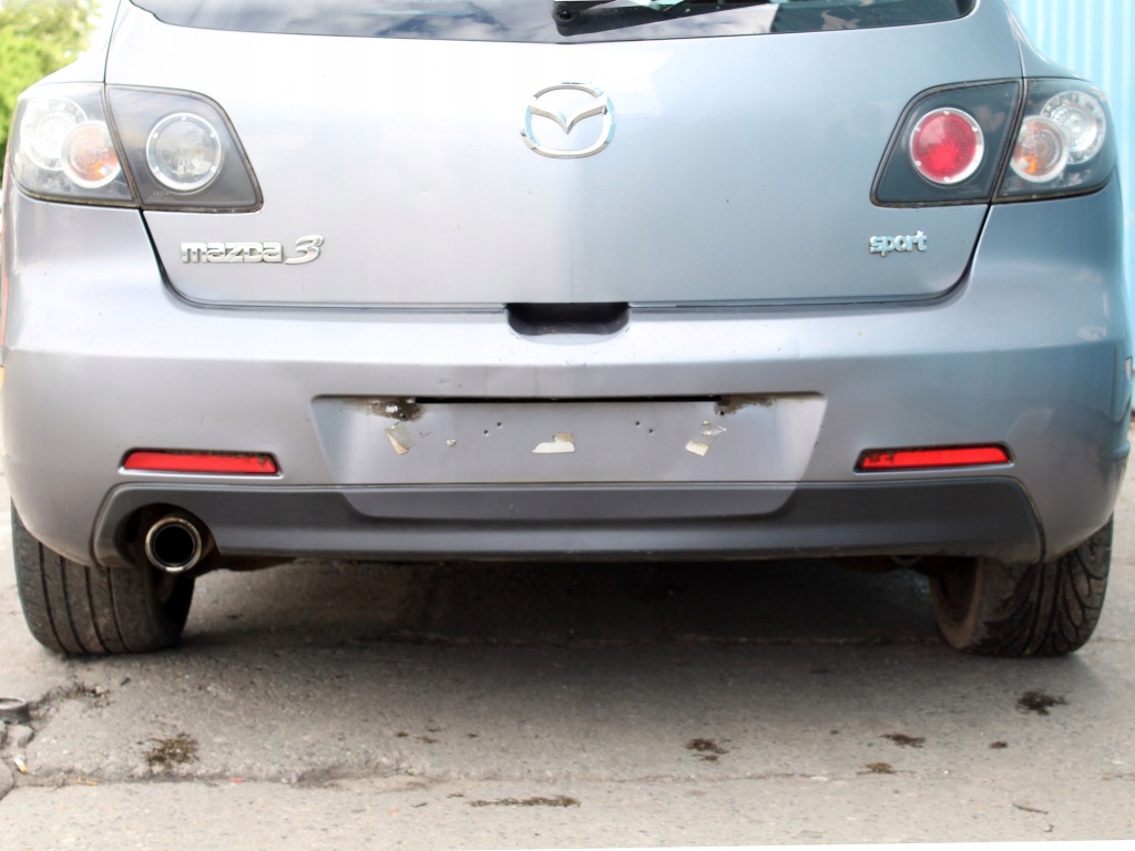 фото №1, Бампер задня задній mazda 3 bk hb 03-06 sport