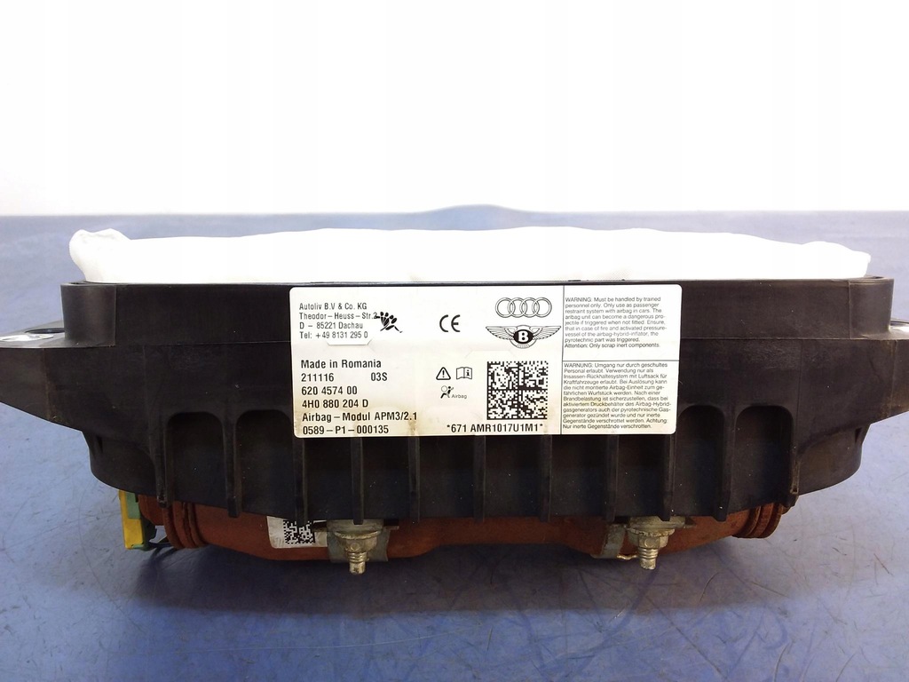 фото №4, Audi a8 d4 подушка безпеки подушка пасажира 4h0880204d