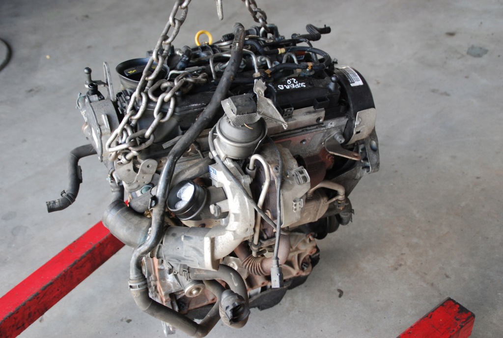 фото №12, Skoda superb ii 2.0 tdi двигатель kompletny дизель cff 2.0 tdi