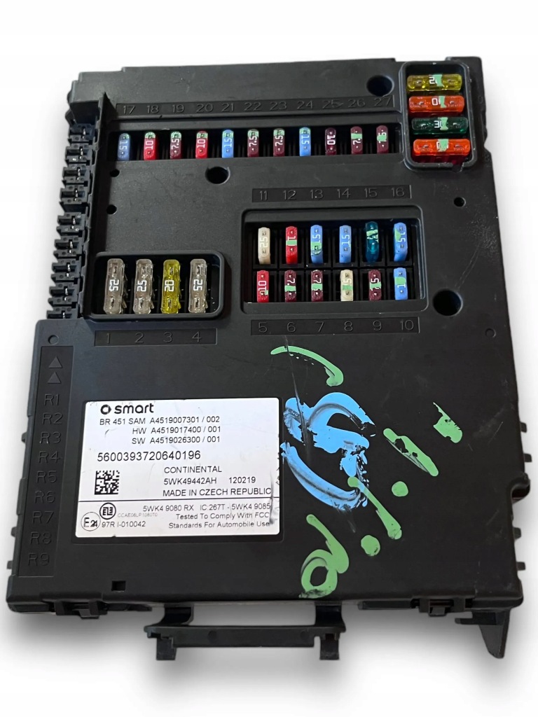 Smart w451 коробка предохранителей 4519007301 m Доставка
