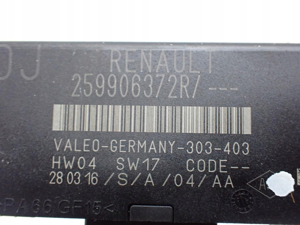 фото №4, Модуль блок керування pdc 259906372r renault scenic iii 16r